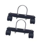 2 個 ヒーターキャスターホイール プロフェッショナル 360°回転ホイール モバイルプーリーブラケット 簡単設置 オイルヒーターアクセサリー