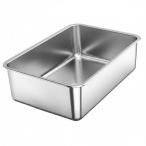  очень большой большая вместимость кошка для туалет tray скол .. предотвращение из нержавеющей стали туалет tray дезодорация товары для домашних животных 