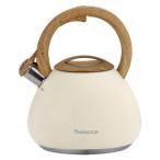 ya.. нержавеющая сталь сталь teapot дудка дуть .... плита верх горячая вода ... чайник feed задний звук человек инженерия руль старый мир способ дизайн . для бытового использования . применение 
