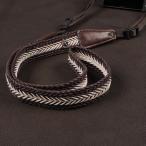  камера ремешок хлопок кофе * белый вязаный cam-in Kamui nCAM8764