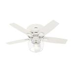 特別価格HUNTER 50421 Bennett Low Profile Indoor Ceiling Fan with LED Light and Remo好評販売中