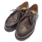  прекрасный товар * Paraboot кожа обувь mi лягушка тирольский мужской Brown Cafe размер 38.5 Paraboot MICHAEL[LA]