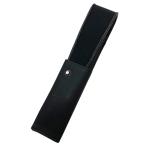  Montblanc пенал Night полет 1 шт. для чёрная кожа Mont Blanc[AFI18-2][ б/у ]