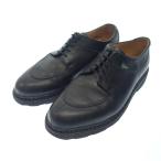  прекрасный товар * Paraboot кожа обувь U chip Avy nyonAVIGNON мужской UK6.5 чёрный Paraboot[LA]
