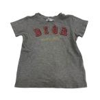  б/у * Bay Be Dior футболка хлопок серый серия размер 2A Kids baby Dior [AFB39]