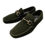  Ferragamo обувь для вождения замша PARIGI черный UK8.5 мужской Ferragamo примерно 26.5cm[AFD9-2]