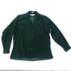 ショッピングINDIVIDUALIZED 美品◆インディビジュアライズド シャツ コーズ オープンカラー シャツ メンズ M グリーン INDIVIDUALIZED SHIRTS【AFB35】