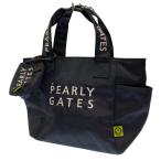  превосходный товар * Pearly Gates раунд большая сумка нейлон темно-синий PEARLY GATES[AFE4]