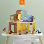  официальный -тактный ke Mu стол Play house 2 уровень Play стол для из дерева инструмент не необходимо сборка простой мельчайший маленький движение . изображение сила ребенок ребенок STOKKE MuTable