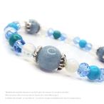 天然石 パワーストーン ブレスレット レディース アクセサリー アクアマリン オーシャン