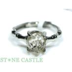 石流通センター 一点物 天然石 リング ハーキマーダイヤモンド原石 No.32 パワーストーン