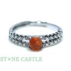 石流通センター 高品質 天然石 リング サンストーン タイプ4 パワーストーン