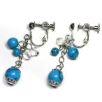  камень Ryuutsu центральный серьги женский серьги зодиакальный камень серьги 12 месяц бирюзовый натуральный камень Power Stone 