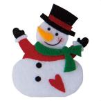  Рождество костюмированная игра маскарадный костюм костюм _[6 шт. комплект ] фетр зажим комплект снеговик _58-127-9-3_4391-112