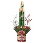 門松 正月飾り 造花 門松作り_彩竹門松 高さ150cm 1台_58-155-1-4_8724-144