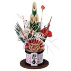 門松 正月飾り 造花 門松作り_青竹卓上門松 高さ15cm 1個_58-155-4-1_8724-130