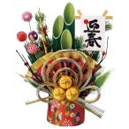 門松 正月飾り 造花 門松作り_ミニモダン門松 金俵 1個_58-185-5-2_7892-5232