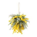 ショッピングフラワー 【直径20cm】ミモザボールハンギング  1個_53-17-5-1_8730-628