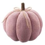  Halloween украшение тыква произведение искусства _ вязаный тыква L ширина 22× глубина 22× высота 18.5cm розовый 1 шт _57-20-9-3_7890-5354
