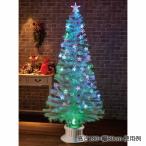 クリスマスツリー ledライト 北欧_ホワイトファイバークリスマスツリー レインボースター 高さ120×幅60cm 1台_48-31-2-1_7892-5152
