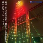 ショッピングイルミネーション イルミネーションライト 屋外 電飾 室内_【201球】LEDナイアガラスターライト 1セット_58-65-1-1_8800-8468