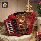 スノードーム 飾り 飾り付け 装飾_LEDスノーイングライト アコーディオンサンタ 1個_58-93-1-1_8736-1924