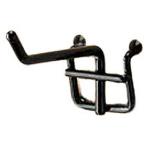 フック 陳列用 有孔ボード パンチングボード_【10本セット】有孔パネル用フック(直径4mm) 黒 長さ5cm_61-426-98-2_3336-905