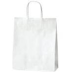 [50 листов ввод ] ручная сумка бумажный пакет круг шнурок low затраты модель белый одноцветный 26×10×31cm_61-813-82-5_36001-883