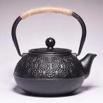 鉄瓶 鉄器 桜柄 さくら 伝統工芸品 急須 茶こし付き 鉄分補給 ホーローなし ガス 電気コンロ 炭火 ih調理器 直火 対応 800ml