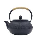 鉄瓶 鉄器 点柄 伝統工芸品 急須 茶こし付き 鉄分補給 ホーローなし ガス 電気コンロ 炭火 ih調理器 直火 対応 900ml