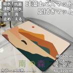 珪藻土バスマット 玄関マット　ソフトバスマット 割れない珪藻土 足マット 足拭きマット お風呂マット キッチンマット 吸水 速乾 手入れ簡単 収納便利