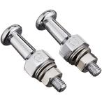  Kijima (Kijima) мотоцикл детали груз . болт 6mm 16mm номерная табличка для гайка приложен Harley steel / хром HD-03