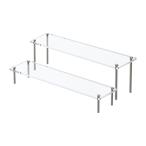 J-STAGE фигурка подставка дисплей подставка 2 -ступенчатый уровень высота 5cm 10cm комплект дисплей шт. прозрачный акрил ...
