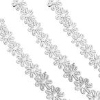 EXDUCT кружевная лента 0.9M×3 рукоделие гонки gya The - гонки оборка гонки кружевное полотно вышивка цветок выше like Chemical гонки цветочный принт 