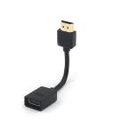 VCE HDMI удлинение кабель TV Stick удлинение мужской женский изменение HDMI удлинение коннектор 4K HDMI2.0 короткий . тонкий 14cm