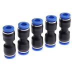 5本入り 空気圧継手 空気圧 ストレート プッシュイン スタッド 継手 コネクタ エアウォーター エアーチューブ 6mm