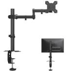 Bracwiser PC монитор arm дисплей arm монитор arm 4 ось горизонтальный много ..13-32 дюймовый соответствует резиновая втулка тип & зажим тип 