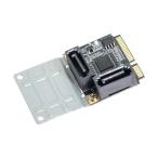 Cablecc MINI PCI-E PCI Express To SATA 3.0 двойной порт адаптер конвертер твердый Drive удлинение карта 