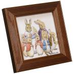 ユーパワー ピーター ラビット ミニ アート「ピーターとベンジャミンとファミリー」 PF-00572 W12×H12cm PF-00572