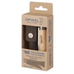 OPINEL(opi фланель ) 001089 NO.8 нержавеющая сталь кожзаменитель с футляром 
