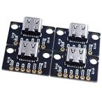 Treedix 4 шт PCB изменение панель USB Type-C 6 булавка женский коннектор break наружный панель зарядка порт 