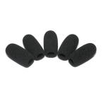  общая длина 4.8? headset встроенный микрофон защита от ветра Mike губка внутренний диаметр 12mm 5 шт. комплект чёрный 