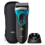 ブラウン メンズ電気シェーバー シリーズ3 Proskin 3枚刃 水洗い/お風呂剃り可 ブルー 3080s-B