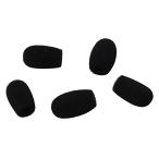 GONKISS headset встроенный микрофон защита от ветра маленький размер калибр 6mm общая длина 30mm 5 шт чёрный 