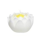  предметы для домашнего буддийского алтаря. maru es(Maruesu) maru es свеча лотос. цветок большой 24 час длина час - s белый в коробке примерно 9×9×6.5cm