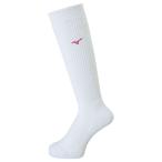 ミズノ MIZUNO ソックス バレーボール レディース ソックス レディース ホワイトXベリーピンク V2MX800977
