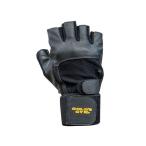 ゴールドジム GOLD'S GYM GGP G3433 EXアルティマレザーグローブ BK フリーウェイト ウエイトアクセサリー