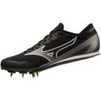 ミズノ MIZUNO エックスファースト 2 ワイド ランニング スパイク ブラックxダークグレー U1GA233101 送料無料