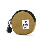 チャムス CHUMS RECYCLE ROUND COIN CASE リサイクル ラウンド コインケース アウトドア サブバッグ ポーチ F BROWN CH60-3573-B005