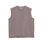 サニデイズ　トウキョウ sanideiz TOKYO トリニティエアリー ノーカラーベストMENS メンズスポーツウェア 中綿ジャケット メンズ モカベージュ 008-1022-6...